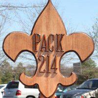 Pack 214 Wooden Sign